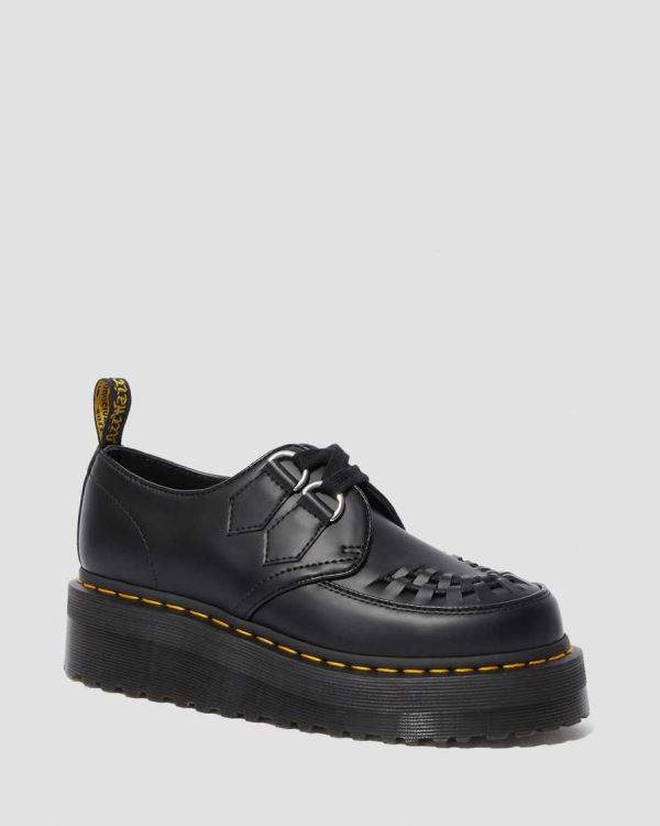 Tenis De Plataforma Dr Martens Sidney Cuero Creeper Para Hombre DR0541N